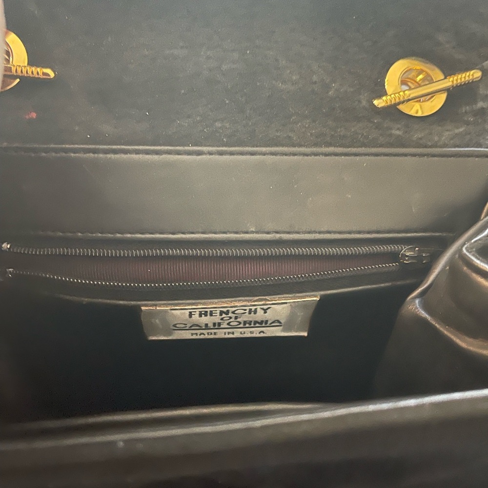 Frenchy of California black suede purse - Picture 6 of 7